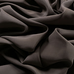 Army green crêpe de chine fabric in pure silk | new tess