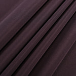 Cofee brown crêpe de chine fabric in pure silk | new tess