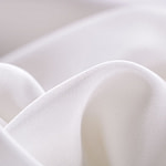 Tessuto Cady Bianco Ottico in seta per abbigliamento