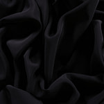 Black cady fabric in pure silk | new tess