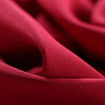 Tissu Couture Drap Rouge rubis en Soie