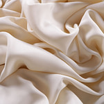 Tessuto Drap Latte per Abbigliamento