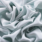 Tissu Couture Drap Bleu eau en Soie