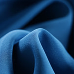Tissu Couture Drap Bleu portofino en Soie