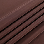Tissu Couture Drap Marron foncé en Soie