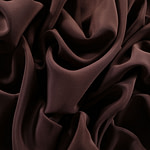 Tissu Couture Drap Marron foncé en Soie