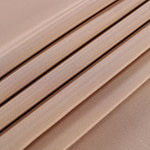 Tissu Couture Drap Marron miel en Soie