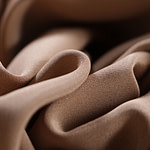 Tissu Couture Drap Marron miel en Soie
