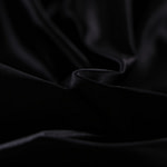 Black pure silk duchesse fabric | new tess