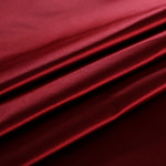 Wine red pure silk duchesse fabric | new tess