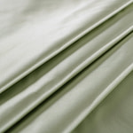 Opal green pure silk duchesse fabric | new tess