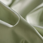 Opal green pure silk duchesse fabric | new tess