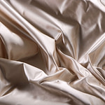 Tissu Couture Duchesse Beige sable en Soie