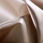 Tissu Couture Duchesse Beige sable en Soie