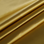 Gold yellow pure silk duchesse fabric | new tess