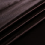 Dark brown pure silk duchesse fabric | new tess