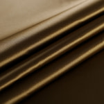Oil green pure silk duchesse fabric | new tess