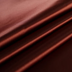 Burnt brown pure silk duchesse fabric | new tess