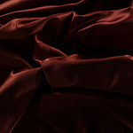 Burnt brown pure silk duchesse fabric | new tess