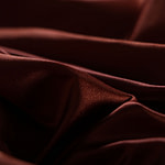 Burnt brown pure silk duchesse fabric | new tess