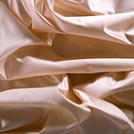 Tissu Couture Duchesse Rose poudre en Soie