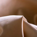 Tissu Couture Duchesse Rose poudre en Soie