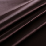 Chocolate brown pure silk duchesse fabric | new tess