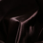 Chocolate brown pure silk duchesse fabric | new tess