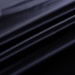 Navy blue pure silk duchesse fabric | new tess