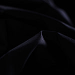 Navy blue pure silk duchesse fabric | new tess