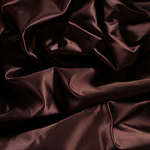 Tissu Couture Duchesse Marron châtaigne en Soie