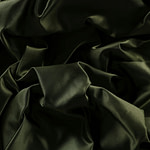 Olive Green Silk Duchesse Apparel Fabric
