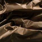 Tissu Couture Duchesse Marron noisette en Soie