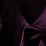 Aubergine purple pure silk duchesse fabric | new tess