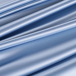 Tessuto Crepe Satin Fiordalisio per Abbigliamento