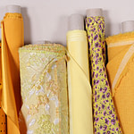 Fine yellow apparel and fashion textiles | new tess