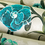 Tessuto jacquard floreale in viscosa | new tess