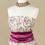 Floral silk georgette apparel fabric | new tess