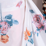 Tissu Couture Fleurs Jacquard UN001109