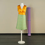 Yolk Orange Silk Crêpe Satin Apparel Fabric