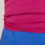 Fuchsia cotton muslin apparel fabric | new tess