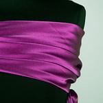 Purple silk crepe back satin | new tess