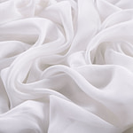 Tissu Couture Georgette Blanc optique en Soie