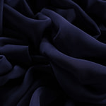 Marine blue georgette silk fabric | new tess