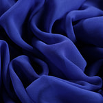 Persia blue georgette silk fabric | new tess