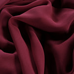 Burgundy purple georgette silk fabric | new tess