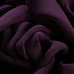 Plum purple georgette silk fabric | new tess