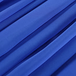 Electric blue georgette silk fabric | new tess