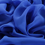 Electric blue georgette silk fabric | new tess