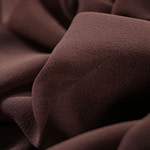 Dark brown georgette silk fabric | new tess